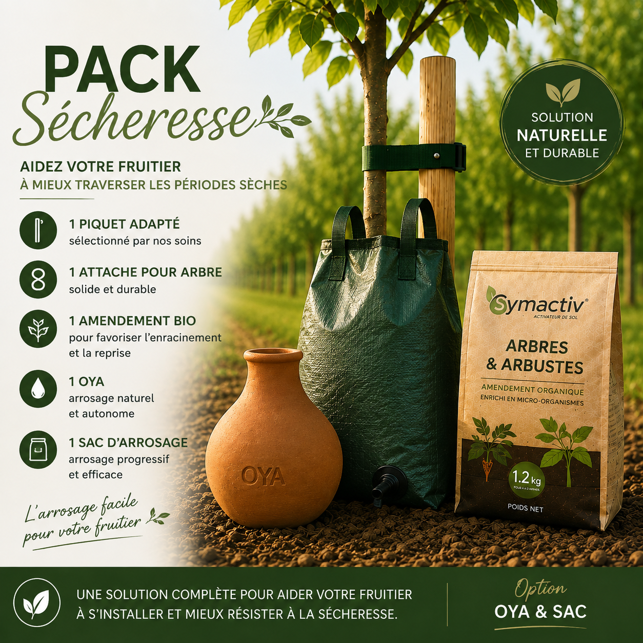 Pack Sécheresse – L’arrosage facile pour votre fruitier